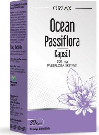 Orzax Ocean Passiflora 300 mg 30 Kapsül