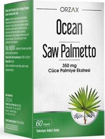 Orzax Ocean Saw Palmetto 60 Kapsül