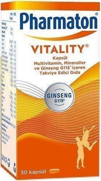 Pharmaton Vitality Multivitamin 30 Kapsül