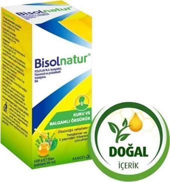 SANOFİ Bisolnatur Doğal İçerikli Öksürük Şurubu