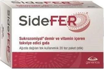 Sidefer Sukrozomiyal Demir ve Vitamin İçeren Takviye Edici Gıda