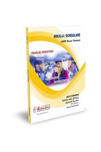 İlkumut Yayınları - Yenilik Yönetimi - (Konu Anlatımlı ve Çözümlü Sorular) - Akıllı Sorular