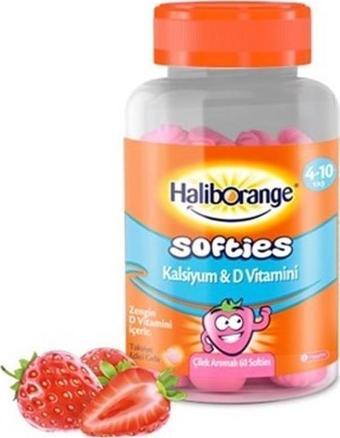 Haliborange Softies Kalsiyum & D Vitamini 60 Çiğneme Tablet