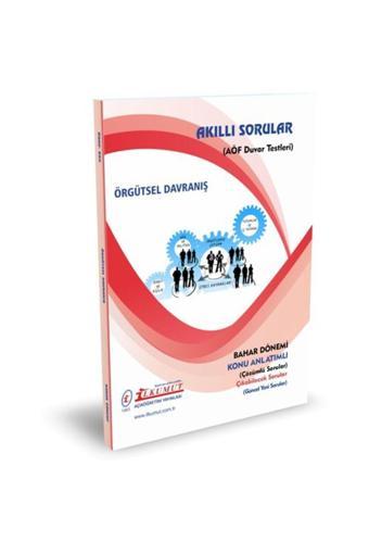 İlkumut Yayınları - Örgütsel Davranış - (Konu Anlatımlı ve Çözümlü Sorular) - Akıllı Sorular