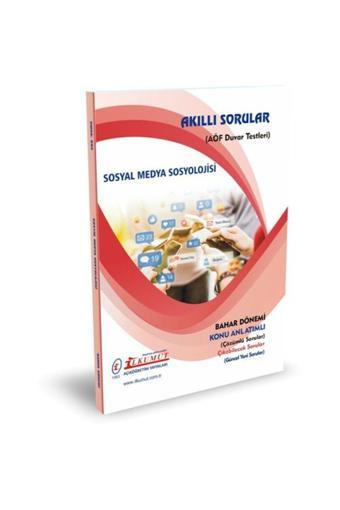 İlkumut Yayınları - Sosyal Medya Sosyolojisi -(Konu Anlatımlı ve  Çözümlü Sorular) - Akıllı Sorular