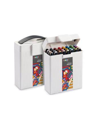 Carioca Plus Sketch Marker Çift Taraflı Çizim Kalemi 32 Renk