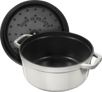 Staub 405014130 Döküm Tencere Yuvarlak 26cm Beyaz