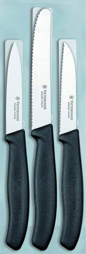 Victorinox 6.7113.3 Soyma Bıçak Seti Siyah