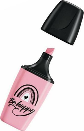 Stabilo Fosforlu Kalem (İşaret Kalemi) Boss Mini Pastellove Kesik Uç 2-5Mm Pembe 07/129-9 (10 Lu Paket)