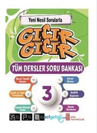 3.Sınıf Gıcır Gıcır Tüm Dersler Soru Bankası - Ata Yayıncılık