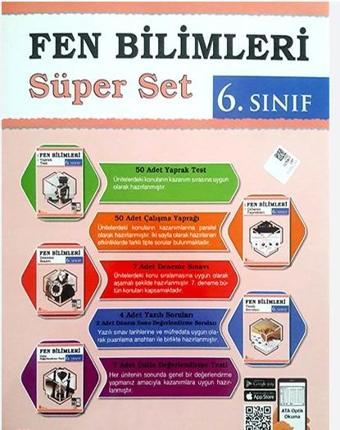 6. Sınıf Fen Bilimleri Süper Set Ata Yayıncılık - Ata Yayıncılık