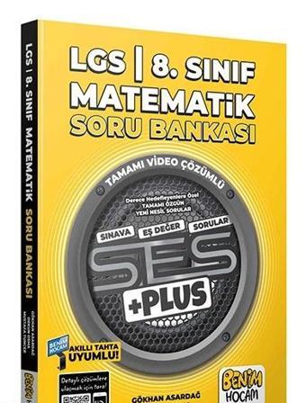 2022 LGS 8.Sınıf Matematik Ses Plus Soru Bankası Benim Hocam Yayınları - Benim Hocam Yayınları