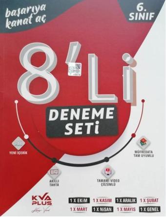 KVA 6.SINIF 8 Lİ DENEME - Koray Varol Yayınları