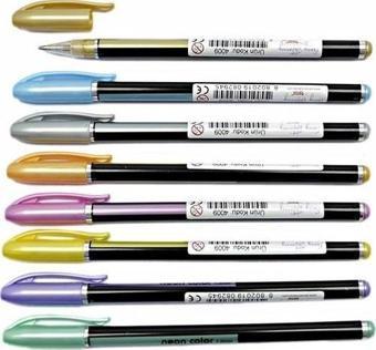 Taros Unick Color Metalize Jel Tükenmez Kalem 4441 (48 Li Paket)