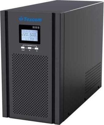 Tescom Teos+ 3 Kva (6X 7Ah) 1F-1F On Line 4-8 Dakika Kesintisiz Güç Kaynağı UPS