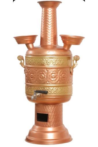 Hk Tedarik Bakır Semaver 8 Litre