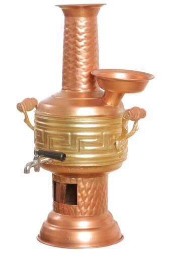 Hk Tedarik Bakır Semaver 2 Litrelik