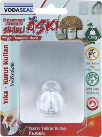 Vodaseal 3D036 Sihirli Askı Kare Gri