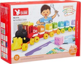 Wange Oyuncak Dubie Müzik Treni 414 (+6 Kart) 25 Parça Lego GAL-414