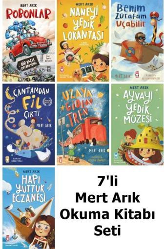 Mert Arık 7'li Set - Ayvayı Yedik, Naneyi Yedik, Hapı Yuttuk, Benim Zürafam Uçabilir, Robonlar, Uzay - Timaş Çocuk