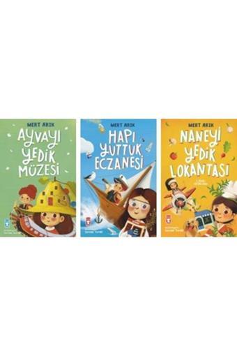 Mert Arık 3’lü Kitap Seti – Ayvayı Yedik Müzesi, Naneyi Yedik Lokantası, Hapı Yuttuk Eczanesi - Timaş Çocuk