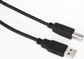 Vcom 5 Metre 2.0 Siyah Usb Yazıcı Kablosu Cu201-B-5