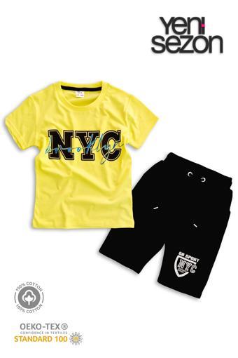 Triliya Pamuklu Unisex Çocuk Kapri Takımı (Cepli & Kordonlu, 3-12 Yaş) TRL-53