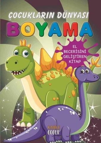 Kayıp Dinozorlar - Çocukların Dünyası Boyama Kitabı 8 - Kabile Çocuk