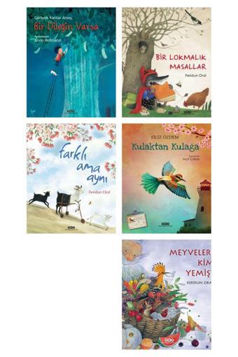 3-8 Yaş Resimli Eğitici 5li Kitap Seti (Karton Kapak) - Yapı Kredi Yayınları