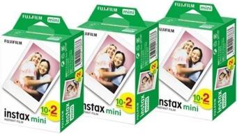 Fujifilm Instax Mini Anında Film 3 Pack (60 Sheets total)