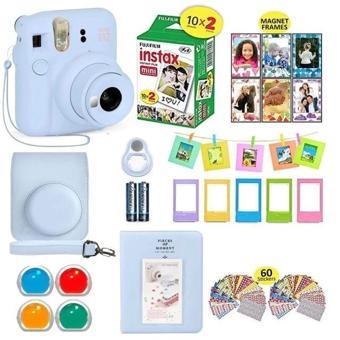 Fujifilm Instax Mini 12 Kamera Paketi - Mavi Pastel Blue