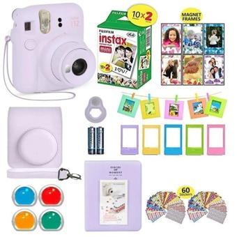 Fujifilm Instax Mini 12 Kamera Paketi - Mor Lilac Purple