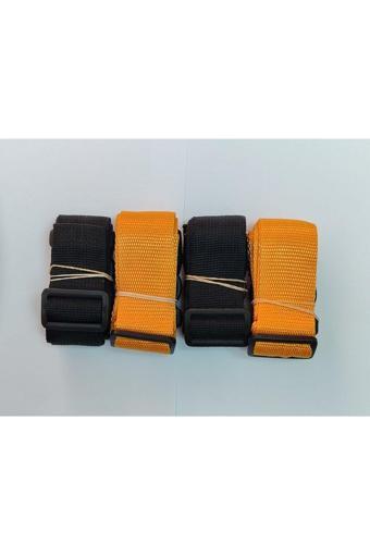 Balp 2 Adet Siyah 2 Adet Portakal Valiz Kemeri 4 Cm Toplam 4 Adet