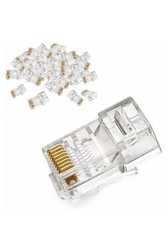 Scspazar Cat6 Rc45 Plug 100Adet