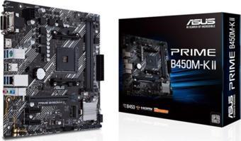 Asus Prime B450M-K II Ddr4 Bios Flash Back Am4 Amd Anakart