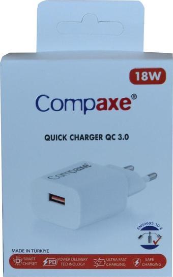 Compaxe Cta-150Qc Qc 3.0 18W Usb Ev Şarj Kafa