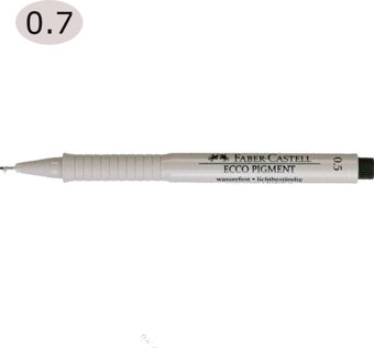 Faber-Castell Ecco Pigment Çizim Kalemi 0,7 Mm 5110166799000