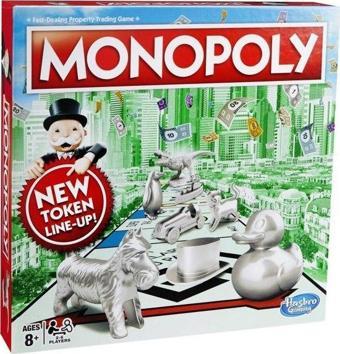 Hasbro Games Monopoly Standart Yeni Piyon Serisi Kutu Oyunu C1009