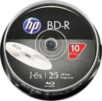 Hp Bd Single Layer 25GB Standard Cake Box R1- 6X Bre00071-3 (10 Lu Kutu)