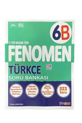 Fenomen Okul Edu Kırtasiyem Fenomen 6. Sınıf Türkçe B Fenomen Soru Bankası - Fenomen Çocuk