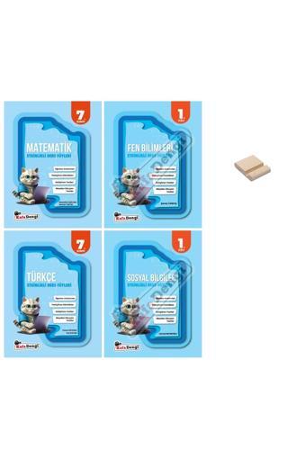 Kafa Dengi Yayınları 7. Sınıf Matematik Fen Türkçe Ve Sosyal 4Lü Set Etkinlikli Ders Föyü - Kafa Dengi
