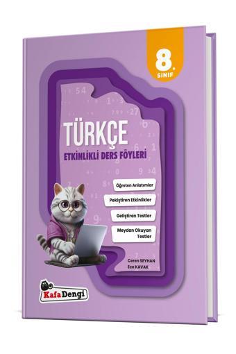 Kafa Dengi Yayınları 8. Sınıf Türkçe Etkinlikli Ders Föyleri - Kafa Dengi