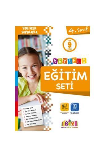 Key Kaliteli Eğitim Yayınları 4. Sınıf Key Keyifli Eğitim Seti (9 Kitap) - Key Yayınları