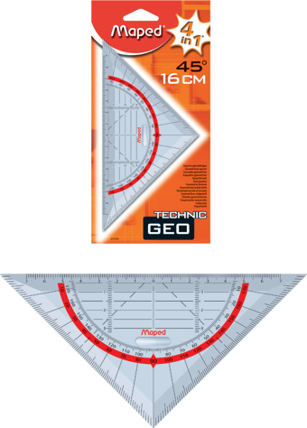 Maped Geometric Gönye 16Cm 45 Derece Hipotenüs 3154142777379