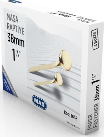 Mas Multipack Maşa Raptiye 38 Mm No: 9 (4 Kutu)