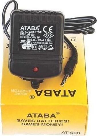 Ataba 3W 5.3V 300Mah Ac-Ac Şarjlı Süpürge Adaptörü At-600