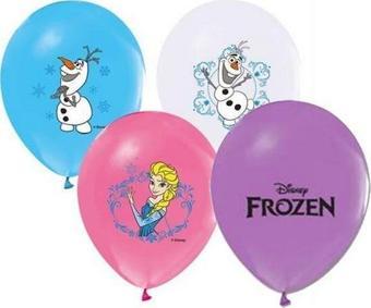 Balonevi Balon 4+1 Frozen 2 Baskılı 12 Inç (8 Li Paket) BMB1112LDF7870