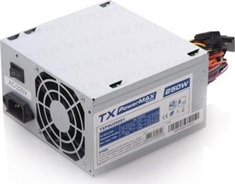 TX Powermax 250W 2Xsata, 2Xıde Power Supply Bilgisayar Güç Kaynağı