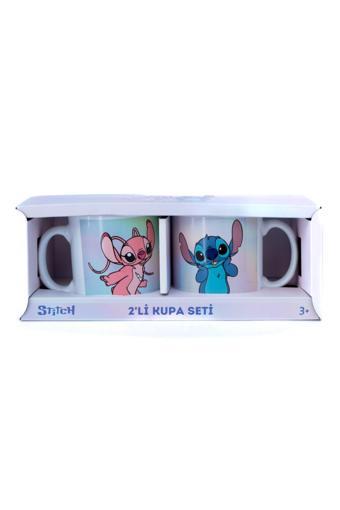 Oppland Home Seramik Kupa Bardak Ikili 350 Ml Kuromi Örümcek Adam Stitch Temalı Hediyelik Mavi 