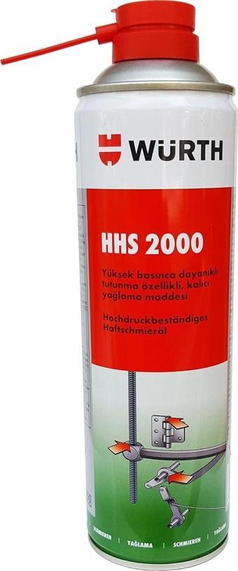 Würth Hhs 200 Yüksek Basınca Dayanıklı Yağlama Sprey 500Ml 0893 106 028